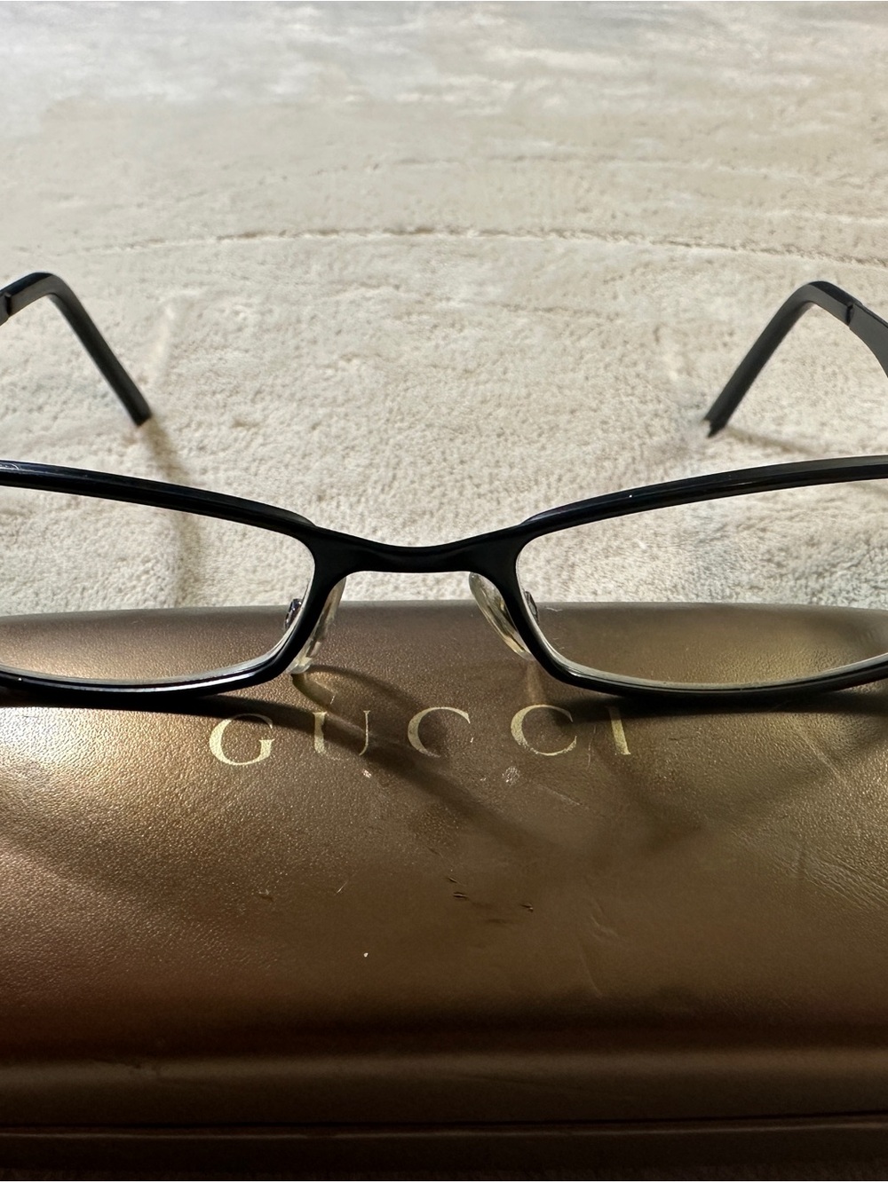 Gucci GG 2769/STRASS NDC Black Rectangular Full Rim Metal Frames 51-17 135